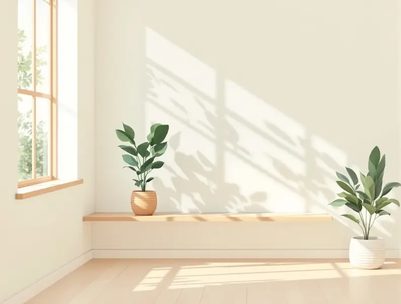 治愈日常 - 蜜桃影视 治愈日常主题配图,阳光房间里的人正在给鲜花浇水